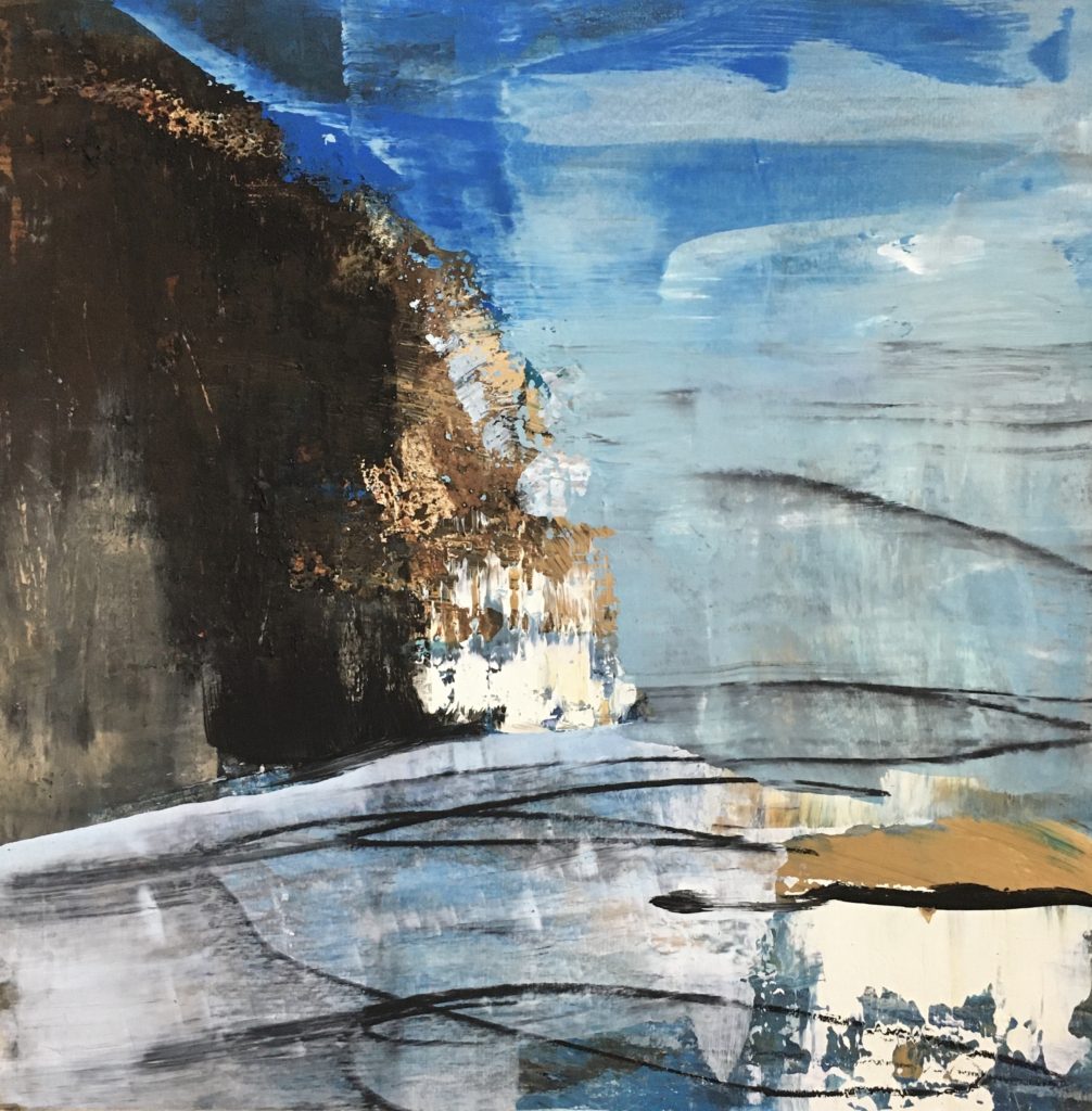 Gestische Malerei, gestural, landscape, ocean